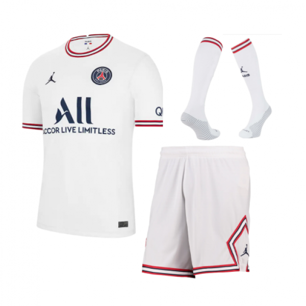 PSG Soccer Jersey Fourth Away Kit(Jersey+Shorts+Socks) 2021/22