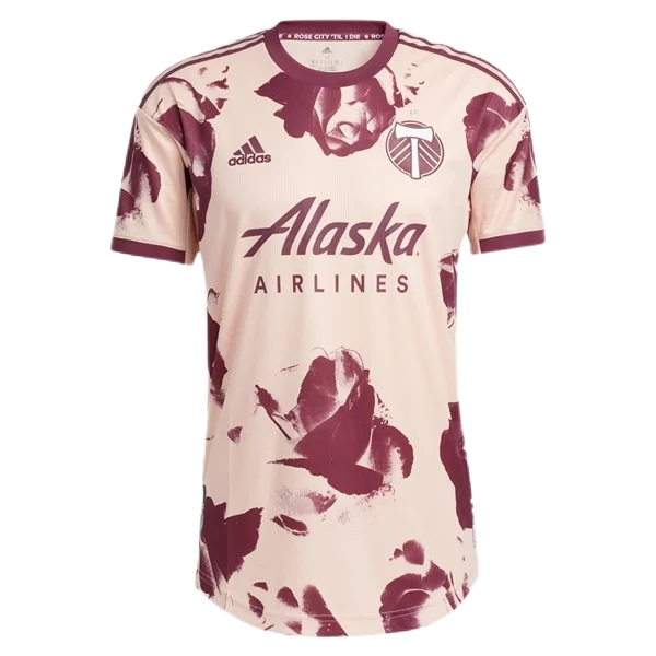 Portland Timbers Soccer Jersey Heritage Rose Kit (Player Version) 2022