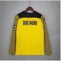 Borussia Dortmund Soccer Jersey Long Sleeve Home Replica 2021/22