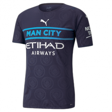 Manchester City Soccer Jersey Third Away (Player Version) 2021/22