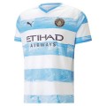 Manchester City Soccer Jersey AGÜEROOOO #10 "93:20 Anniversary Pre-Match" Replica 2021/22