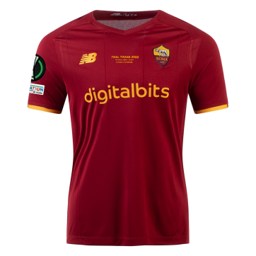 Roma Soccer Jersey Europa Conference League Final Version Home Replica 2021/22