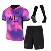 PSG Soccer Jersey Fourth Away Whole Kit (Shirt+Short+Socks) Replica 2020/21