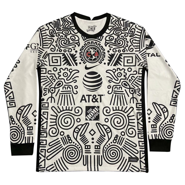 Club America Soccer Jersey Third Away Long Sleeve Replica 2021