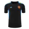 Manchester United Training Soccer Jersey Kit(Jersey+Shorts) 2021/22-Black