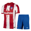 Atletico Madrid Soccer Jersey Home Kit(Jersey+Short) Replica 2021/22