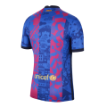 Barcelona Soccer Jersey Third Away Whole Kit (Jersey+Short+Socks) Replica 2021/22