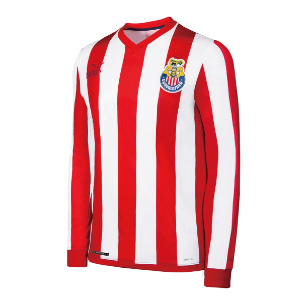 Chivas Guadalajara Soccer Jersey Home Long Sleeve 115-Yeas Retro Replica