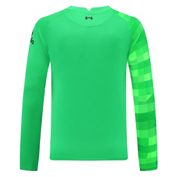 Liverpool Soccer Jersey Goalkeeper Long Sleeve Green Replica 2021/22