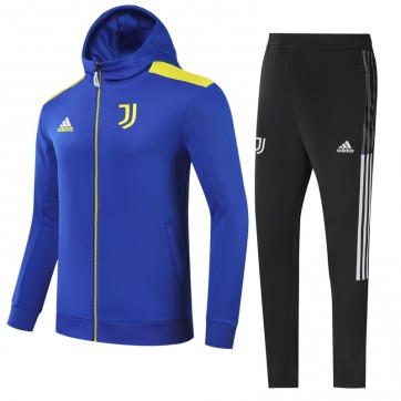 Juventus Hoodie Training Kit Blue(Jacket+Pants) 2021/22