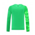 Liverpool Soccer Jersey Long Sleeve Goalkeeper Green Kit (Jersey+Short) Replica 2021/22