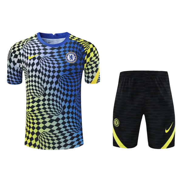 Chelsea Soccer Jersey Pre-Match Kit(Jersey+Short) Replica 2021/22