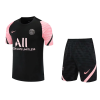 PSG Soccer Jersey Training Kit(Shirt+Short) Black 2021/22