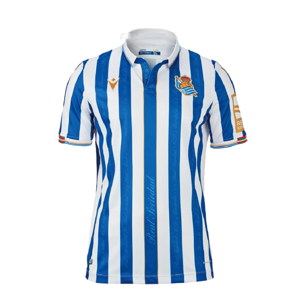 Real Sociedad Soccer Jersey Home Copa del Rey Final Replica 2021