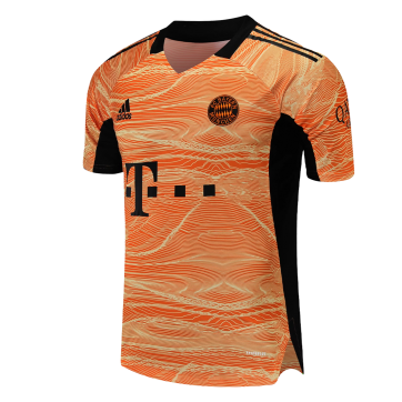 Bayern Munich Soccer Jersey Goalkeeper Orange Replica 2021/22