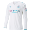 Manchester City Soccer Jersey Long Sleeve Away Replica 2021/22