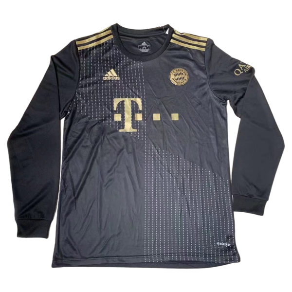 Bayern Munich Soccer Jersey Away Long Sleeve Replica 21/22