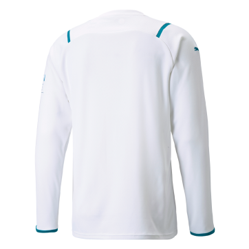 Manchester City Soccer Jersey Long Sleeve Away Replica 2021/22