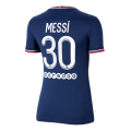 Ligue 1 PSG Women's Soccer Jersey Home Messi #30 Replica 2021/22