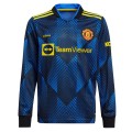 Manchester United Soccer Jersey Third Away Long Sleeve Replica 2021/22