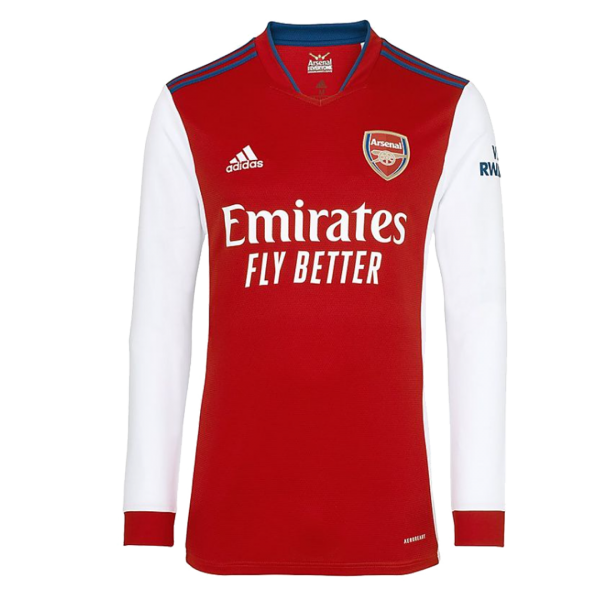 Arsenal  Soccer Jersey Long Sleeve Home Replica 2021/22