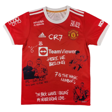 Special Manchester United X CR7 Soccer Jersey Home Replica 2021/22