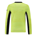 Manchester United Soccer Jersey Goalkeeper Long Sleeve Kit(Jersey+Short) Green Replica 2021/22