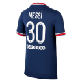 Ligue 1 PSG Soccer Jersey Home Messi #30 Replica 2021/22