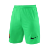 Barcelona Soccer Short Goalkeeper Green Replica 2021/22