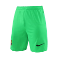 Barcelona Soccer Short Goalkeeper Green Replica 2021/22