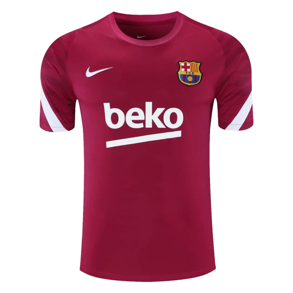 Barcelona Soccer Jersey Training Red 2021/22