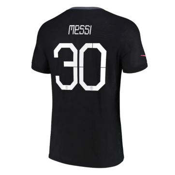 UCL PSG Soccer Jersey Third Away Messi #30 (Player Version) 2021/22