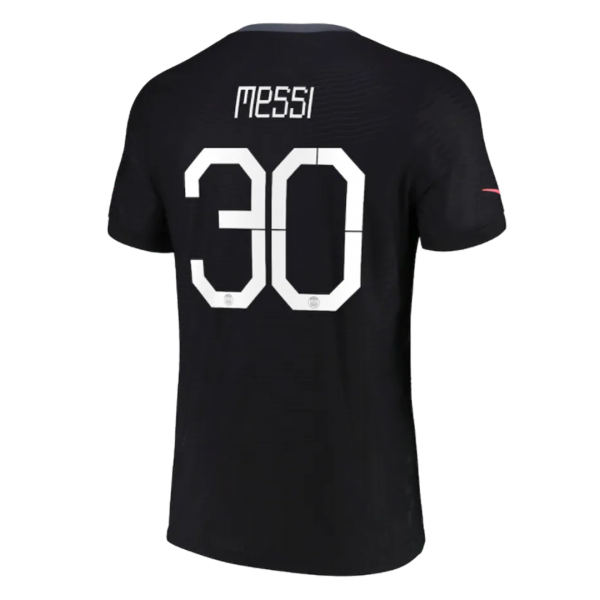 UCL PSG Soccer Jersey Third Away Messi #30 (Player Version) 2021/22