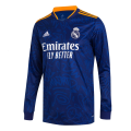 Real Madrid  Soccer Jersey Long Sleeve Away Replica  2021/22