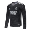 Real Madrid Soccer Jersey Goalkeeper Long Sleeve Black Replica 2021/22