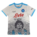 Napoli Soccer Jersey Maradona Ltd Edition White Replica 2021/22