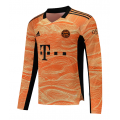 Bayern Munich Soccer Jersey Goalkeeper Long Sleeve  Kit (Jersey+Short) Replica 2021/22