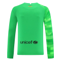 Barcelona Soccer Jersey Goalkeeper Long Sleeve Green Replica 2021/22