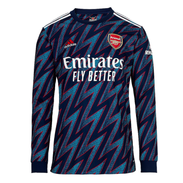 Arsenal  Soccer Jersey Long Sleeve Third Away Replica 2021/22