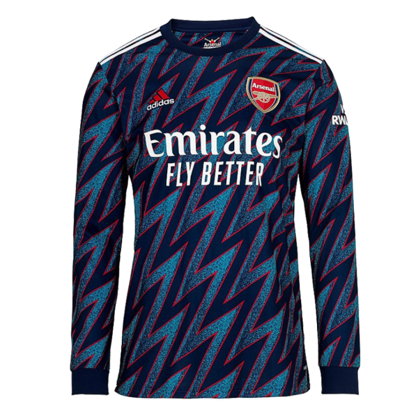 Arsenal  Soccer Jersey Long Sleeve Third Away Replica 2021/22