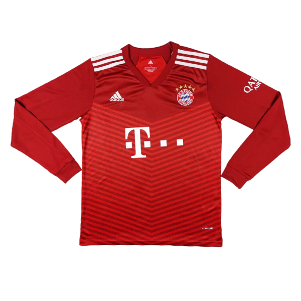 Bayern Munich Soccer Jersey Home Long Sleeve 2021/22