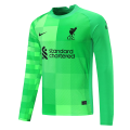 Liverpool Soccer Jersey Goalkeeper Long Sleeve Green Replica 2021/22