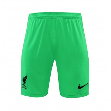 Liverpool Soccer Jersey Long Sleeve Goalkeeper Green Kit (Jersey+Short) Replica 2021/22