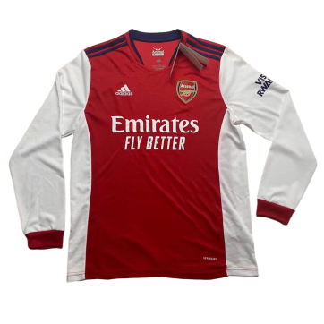 Arsenal  Soccer Jersey Long Sleeve Home Replica 2021/22