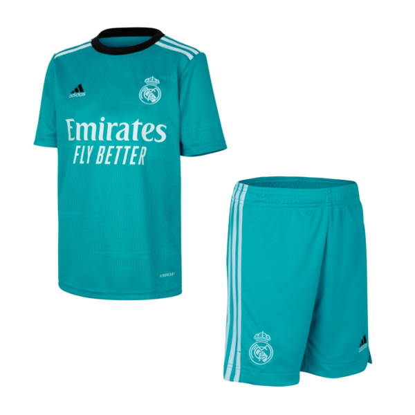 Real Madrid Soccer Jersey Third Away Kit(Jersey+Short) Replica 2021/22