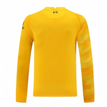 Liverpool Soccer Jersey Long Sleeve Goalkeeper Yellow Replica 2021/22