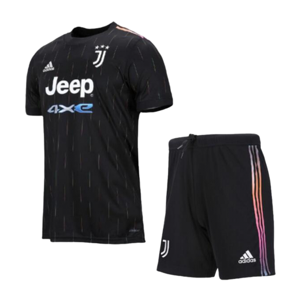 Juventus Soccer Jersey Away Kit(Jersey+Short) Replica 2021/22