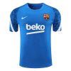 Barcelona Soccer Jersey Training Blue 2021/22