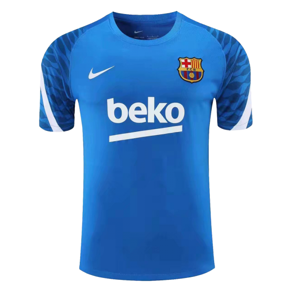 Barcelona Soccer Jersey Training Blue 2021/22