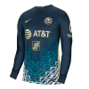 Club America Soccer Jersey Long Sleeve Away Replica 2021/22